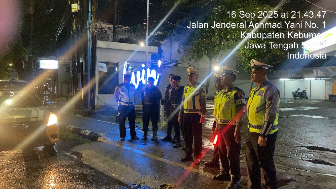 Polres Kebumen Gelar Patroli Cipta Kondisi, Sasar Objek Vital dan Titik Rawan