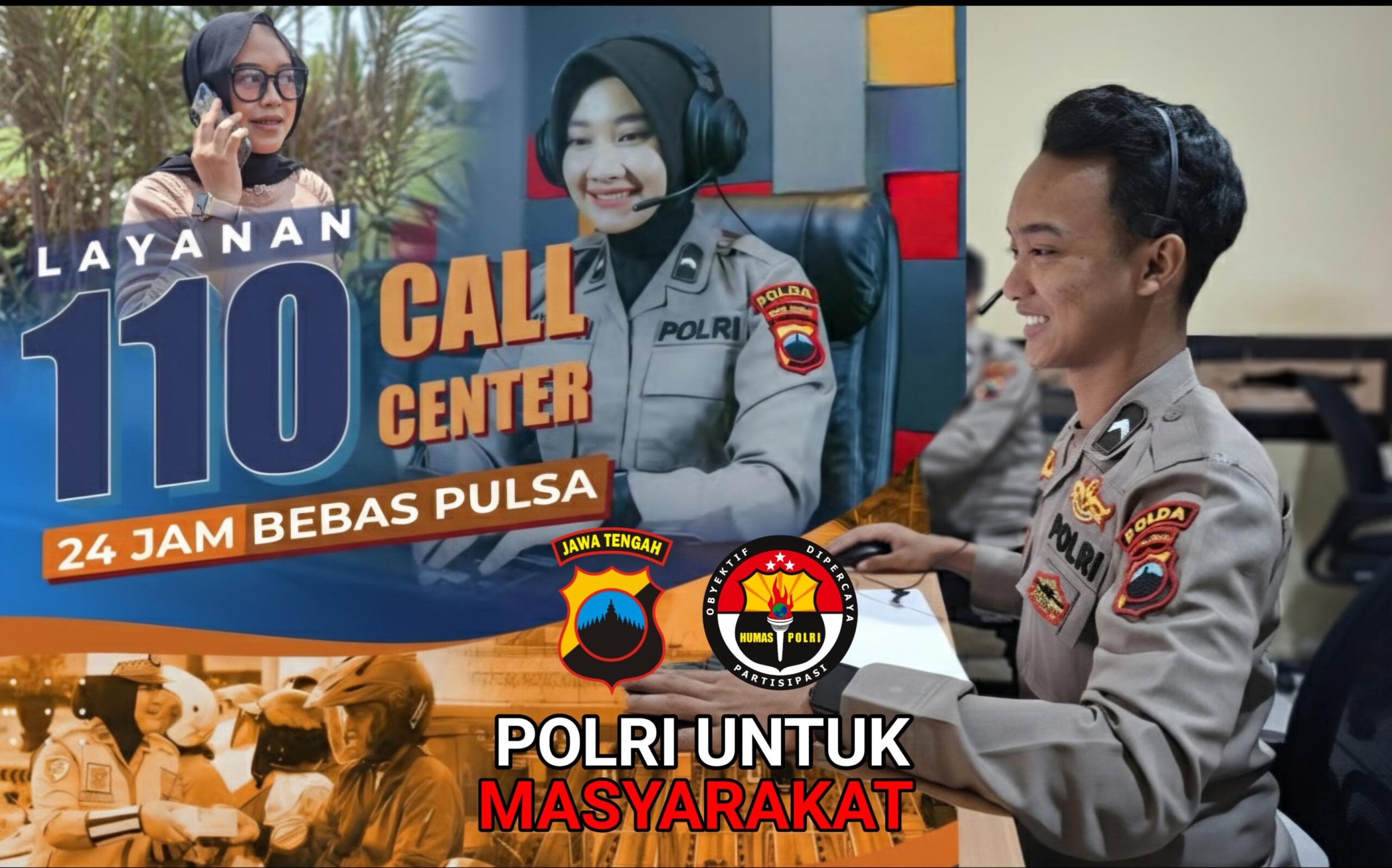 Butuh Bantuan Polisi? Polda Jateng Ajak Masyarakat Gunakan Layanan 110