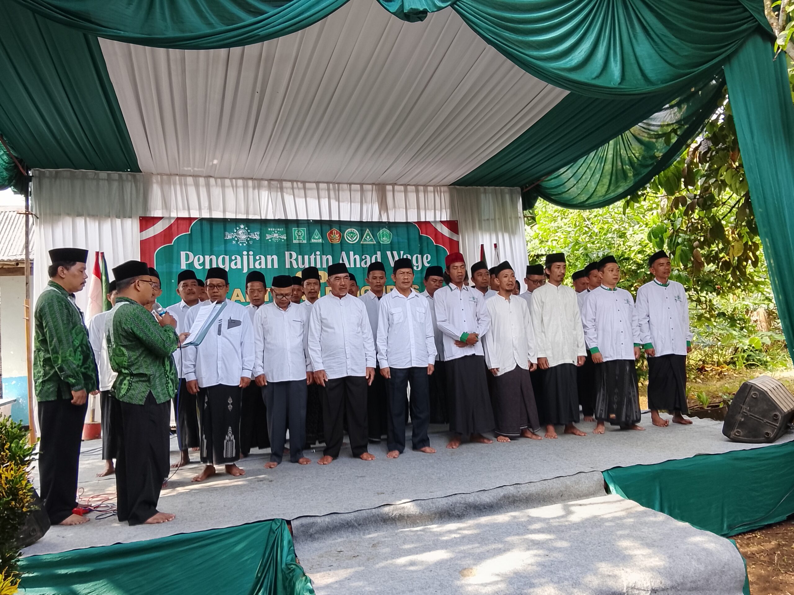 Mrebet Bergelora: Pengurus MWC NU Dikukuhkan, Semangat Pengajian Ahad Wage Membara