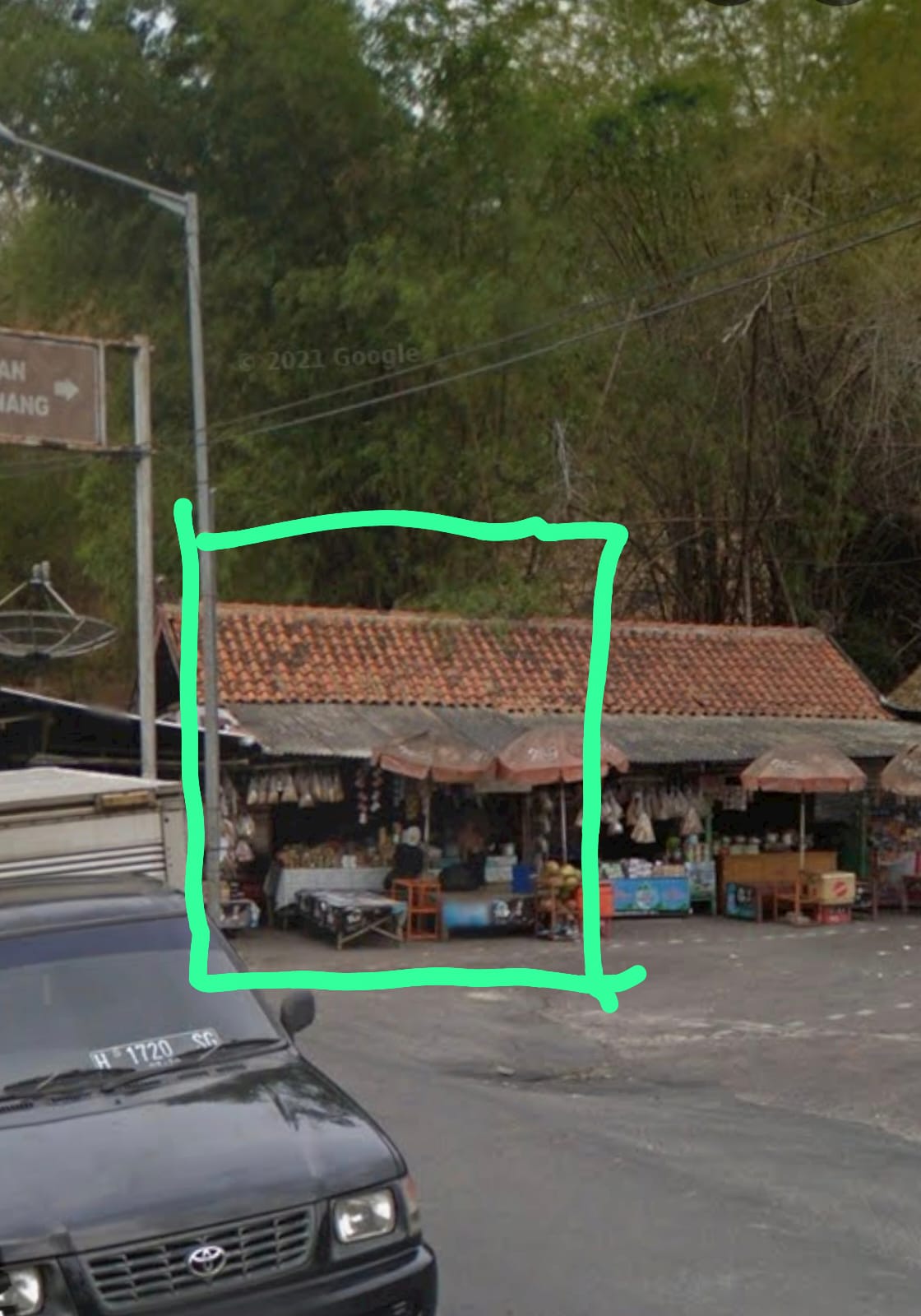 Pembongkaran Kios di Pasujudan Sunan Bonang