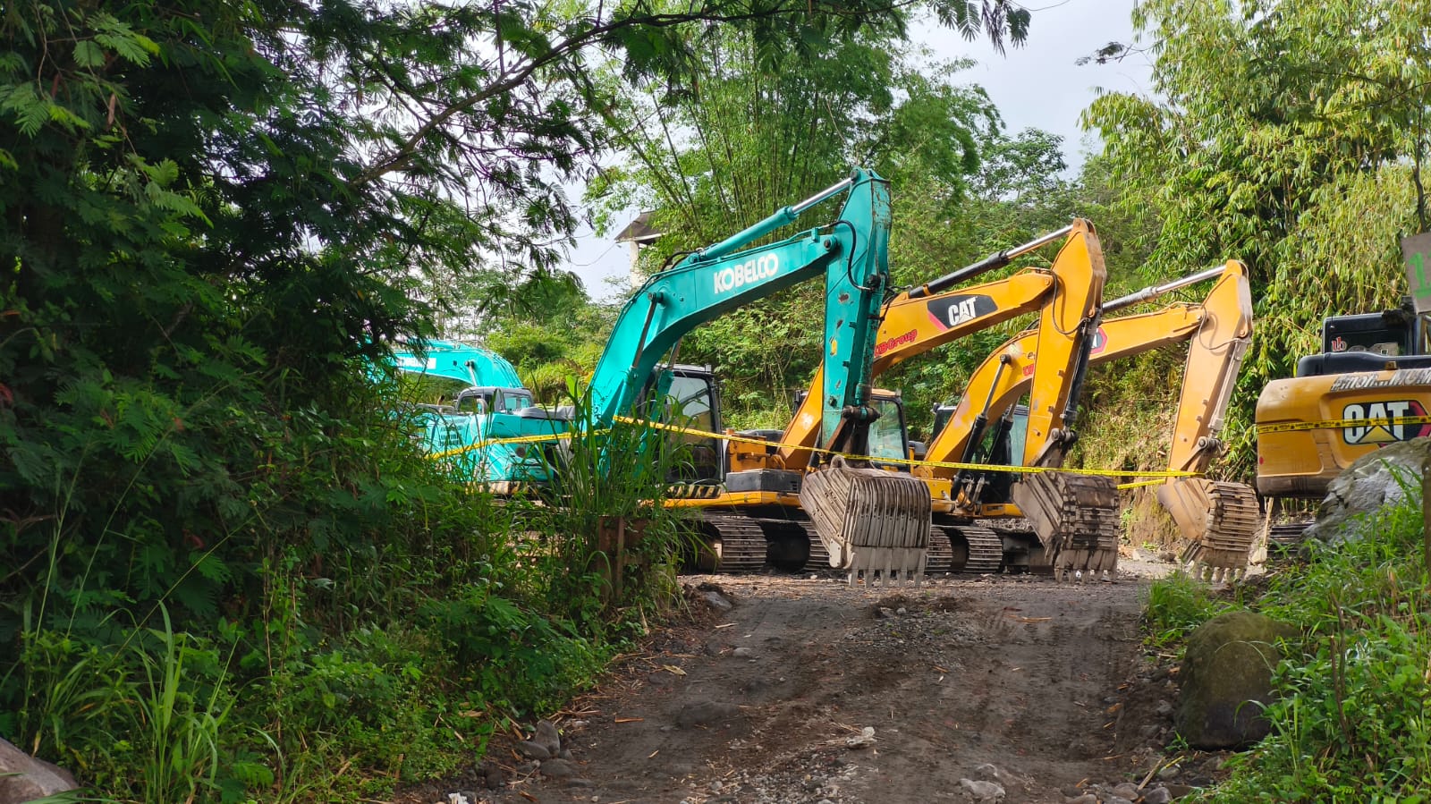 Bareskrim Polri Tindak Tambang Ilegal di Lereng Merapi