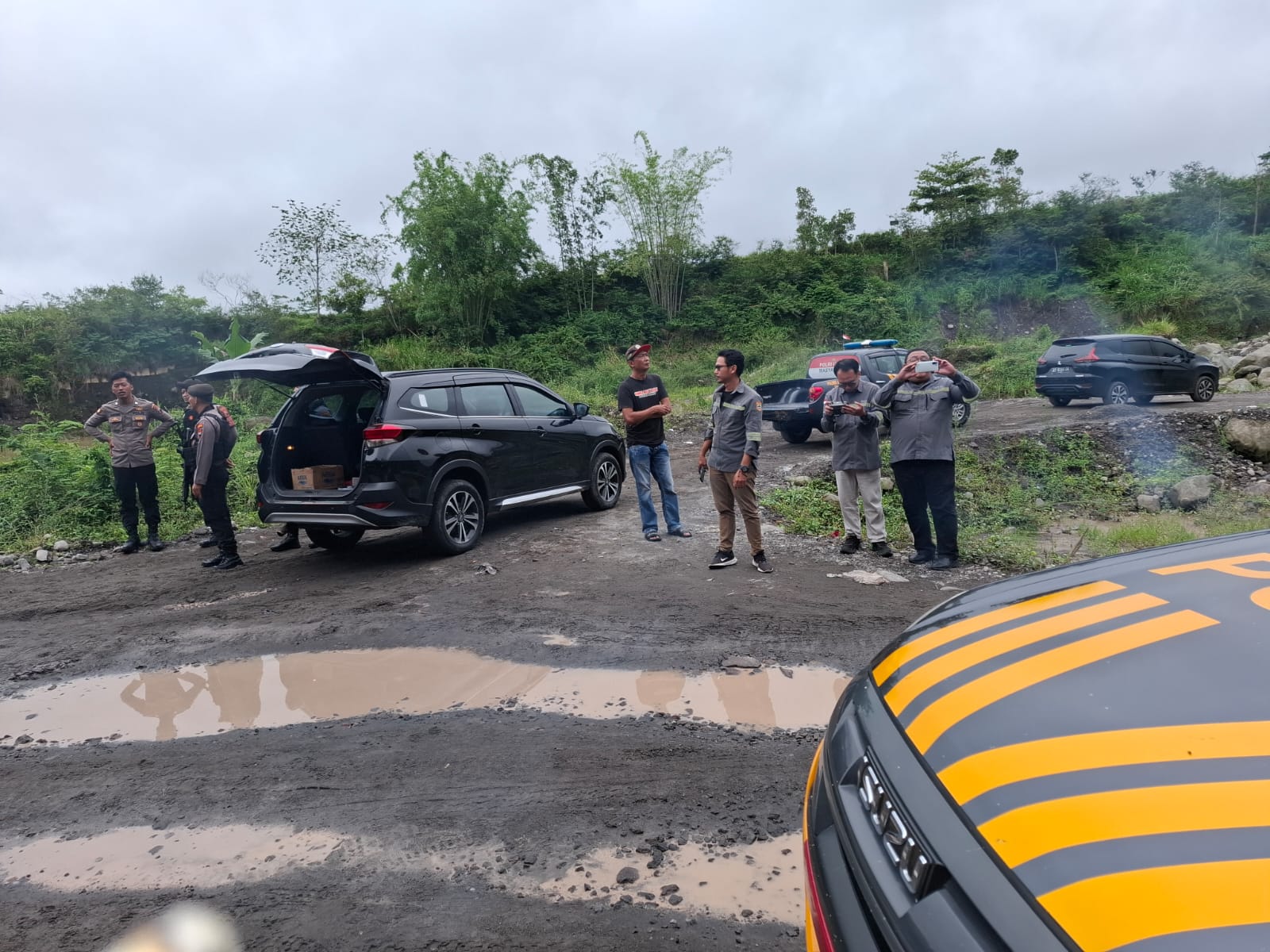 Bareskrim Polri Tindak Tambang Ilegal di Lereng Merapi