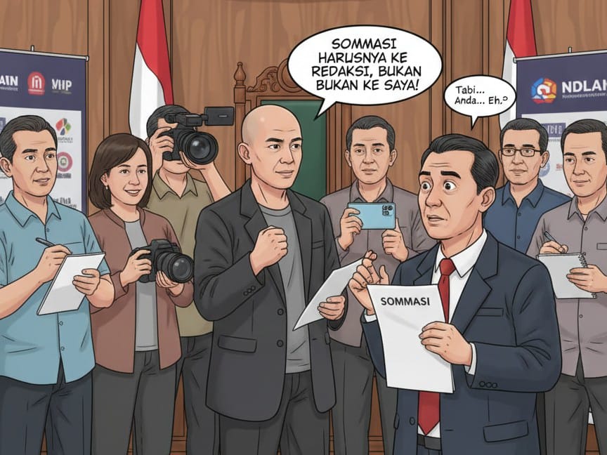 Widhi Kembalikan Somasi Kedua Advokat SW, Tegaskan Tidak Ada Dasar Menggugat Wartawan Secara Pribadi