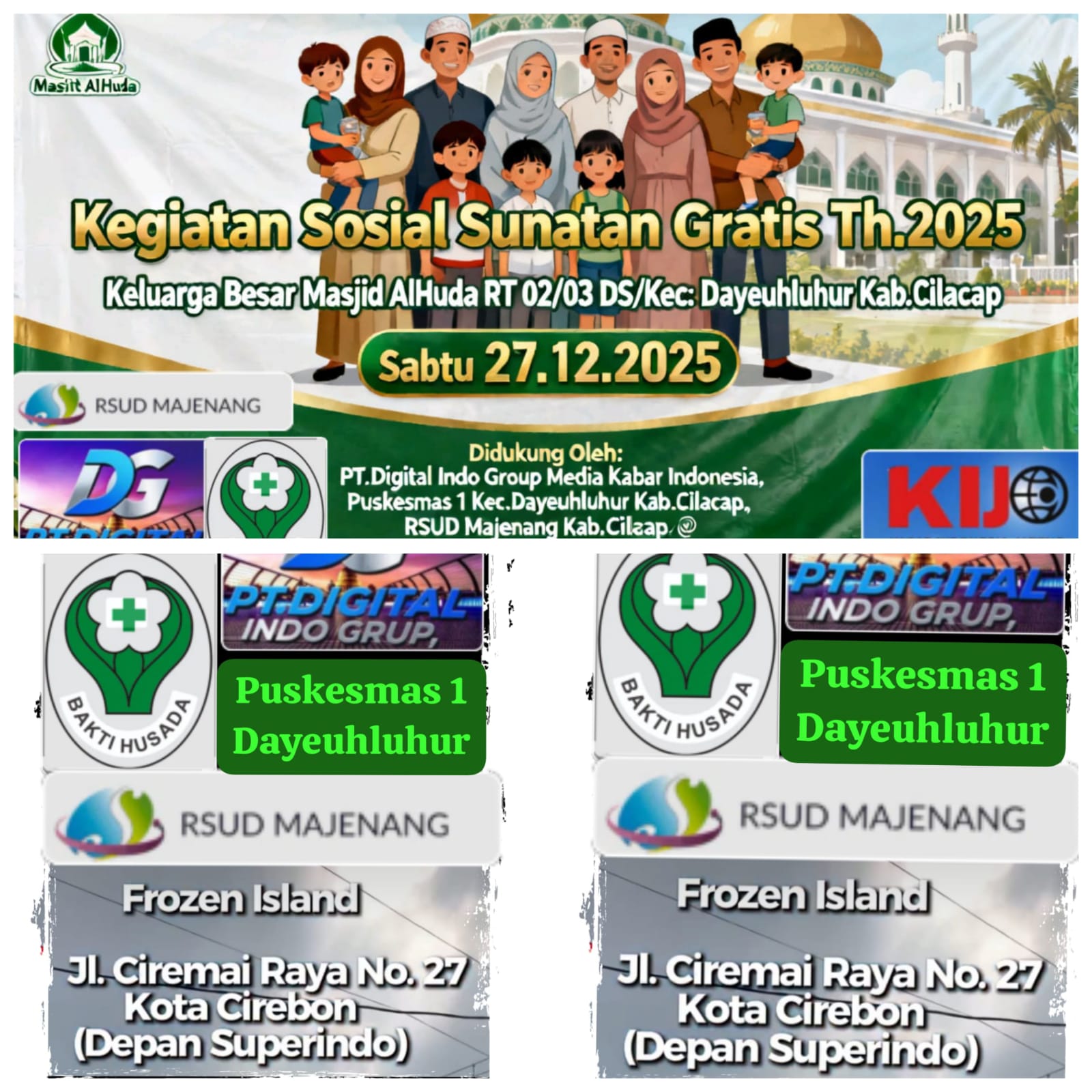 Masjid Al Huda Dayeuhluhur Selenggarakan Sunatan Gratis 2025 untuk Warga Kurang Mampu